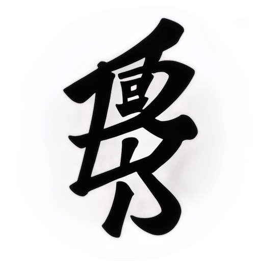 use an Chinese character - icon | sticker