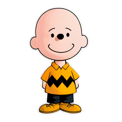 Charlie brown 90s - icon | sticker