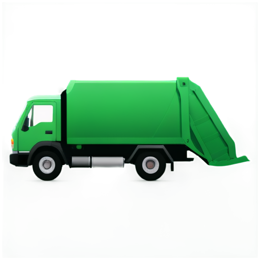 garbage truck - icon | sticker