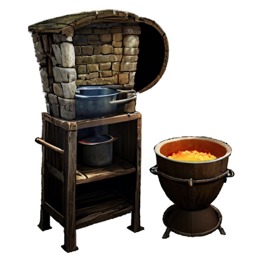 medieval cooking - icon | sticker