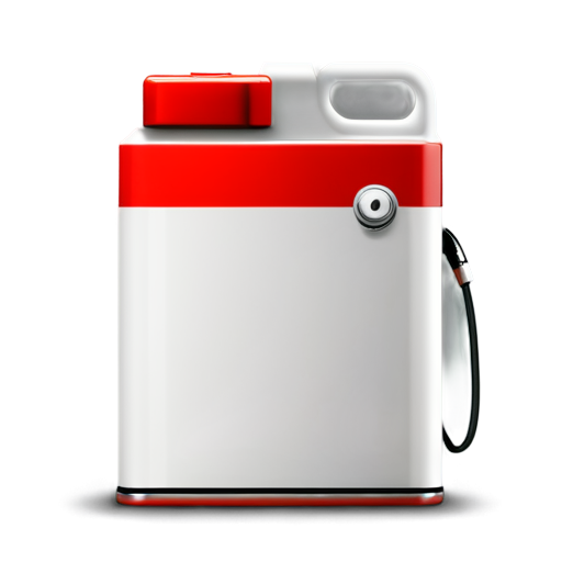 white, icon, minimalism, gasoline - icon | sticker