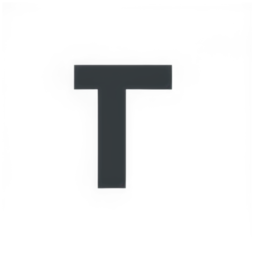 Tactical letter T - icon | sticker