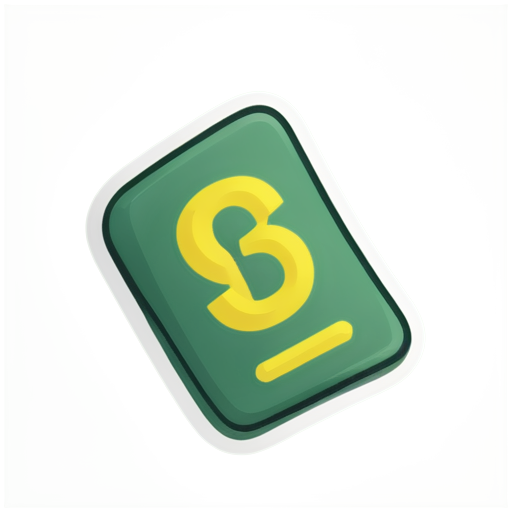 An icon that is a widget for the game. Indicates a hand-drawn bet. It must contain green bills on a white background. The picture conveys a sense of risk, a warning. 2D style - icon | sticker