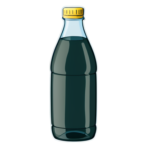 Ratafia, Bottle, Drink, Simple, Minimalist, Cool - icon | sticker