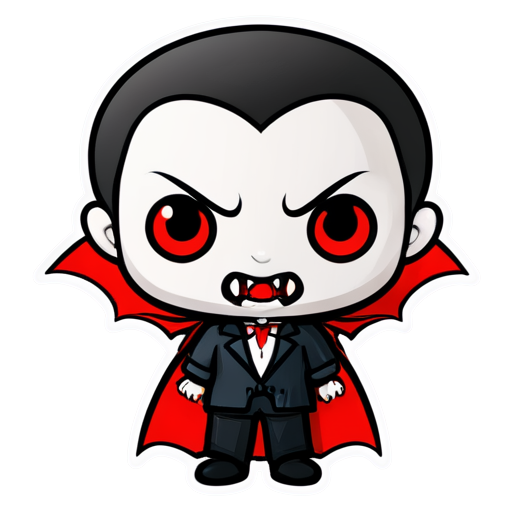 Vampire symbol icon - icon | sticker