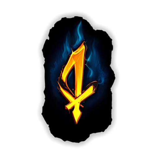 Burning Rune - icon | sticker