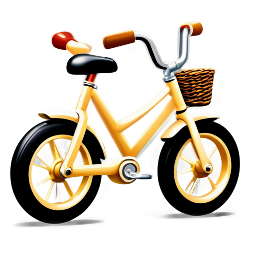 baby bike icon beige no background - icon | sticker