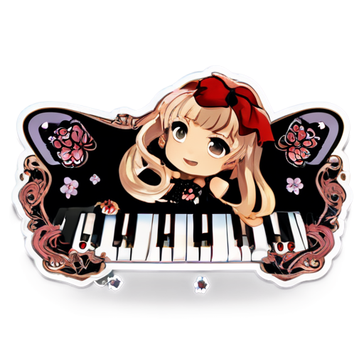 Sticker "kawai" Art in full version - icon | sticker