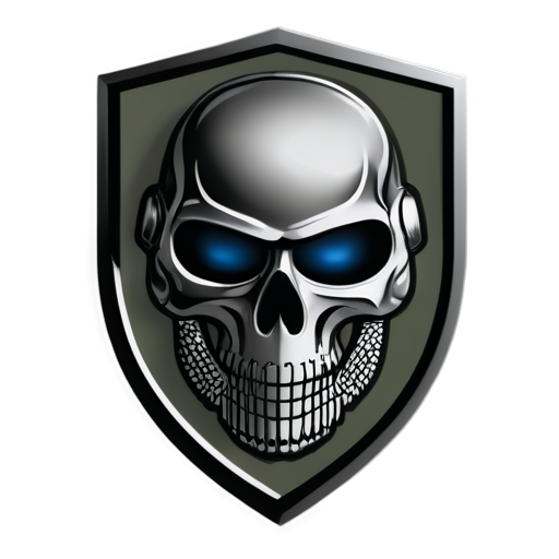 Emblem logo of a special forces unit, tactical military, aggressive, vector graphic,frced - icon | sticker