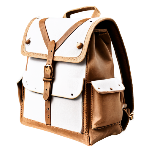 medieval open backpack - icon | sticker