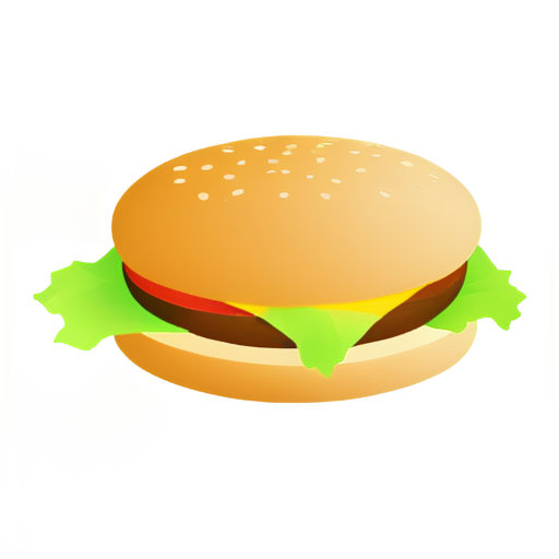 A simple hamburger icon, with simple lines, a single color, and a flat surface. - icon | sticker