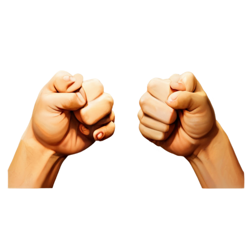 fists animated icon - icon | sticker