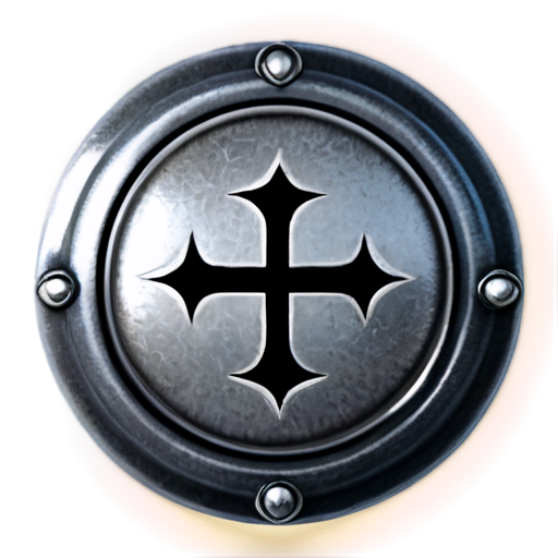 medieval button icon - icon | sticker