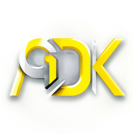 Simple vector logo with letters ["_Stoik_"] in [simple] shapes and [digital art], in [frobots style], color [Yellow gradient] on grey metallic background - icon | sticker