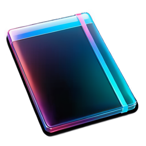 1 glass notepad icon - icon | sticker