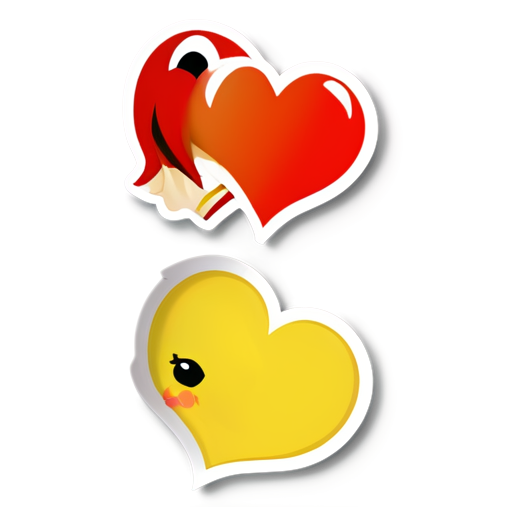 i love you text - icon | sticker