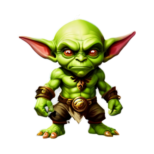 world of warcraft wise goblin - icon | sticker