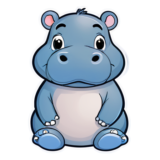 Hippo - icon | sticker