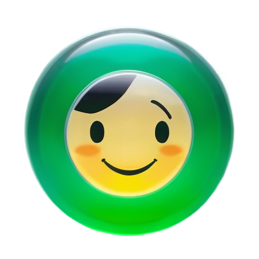 green, recycle, smiling, +, plus symbol - icon | sticker