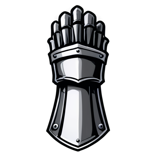 knight gauntlets outline icon - icon | sticker