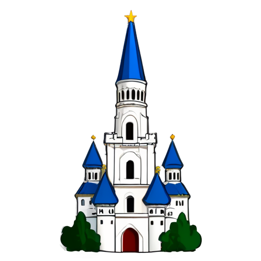 white kremlin - icon | sticker