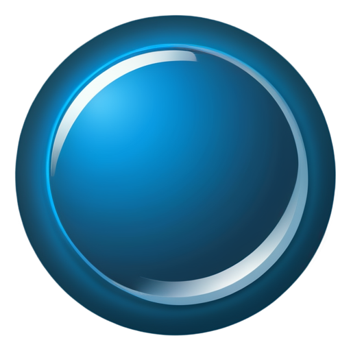 super simple icon for dummy app for test purposes. simple dual-color palette in blue shades - icon | sticker