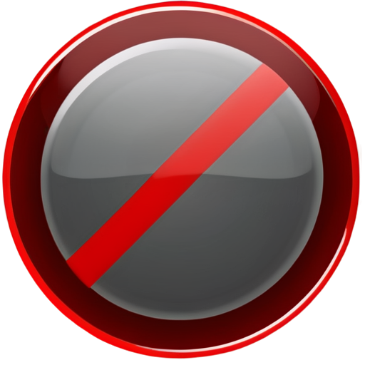 no sign icon - icon | sticker