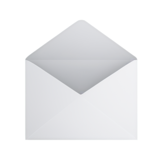 uma combinação de um envelope aberto com linhas de texto ou código saindo dele, indicando a análise de emails por LLM - icon | sticker