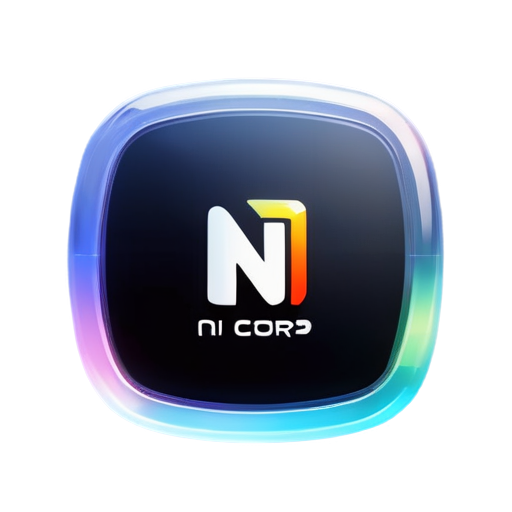 Logo for IT company named NI Corp - icon | sticker