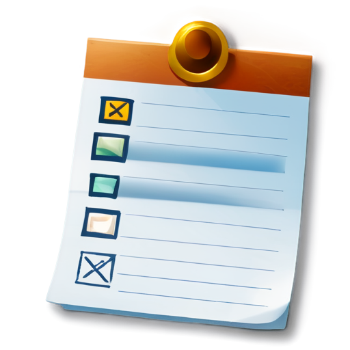 a todo list icon contains shap of a bird's eye,made up by simple lines, not bird but only a eye and map ,no pen,instyle minimalistic - icon | sticker