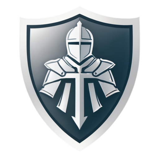 knight holy symbol outline icon - icon | sticker