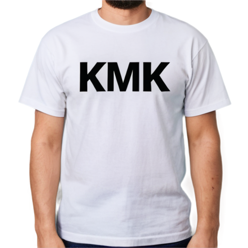 people wearing shirt sign "KMK" - icon | sticker