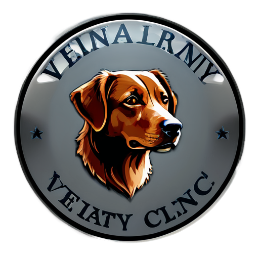 veterinary clinic logo - icon | sticker