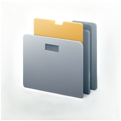 File Manager windows 11 style flat - icon | sticker