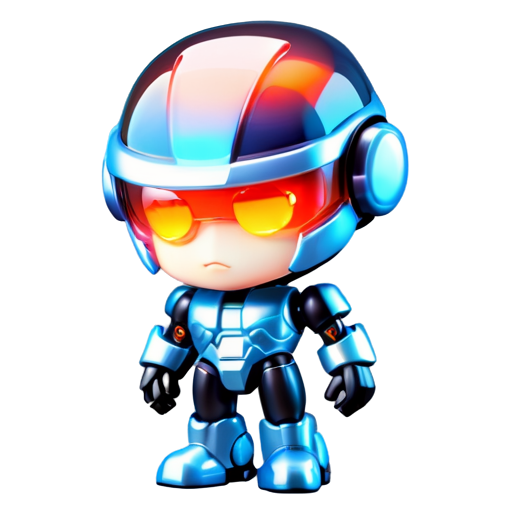 robocop emoji - icon | sticker