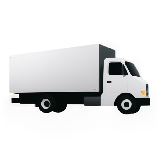 truck technology digital cloud storage - icon | sticker