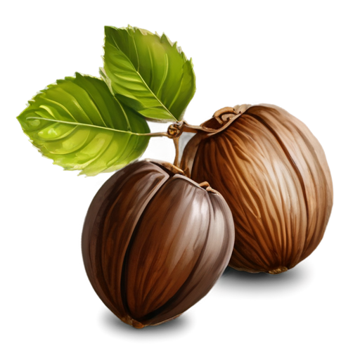 medieval hazelnut, paint style - icon | sticker