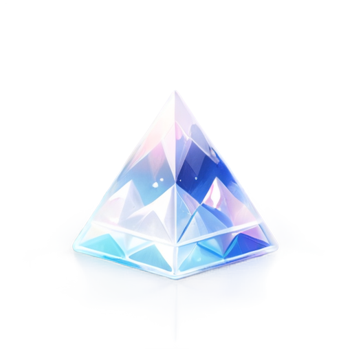 Mountain with two peaks, diamond - icon | sticker