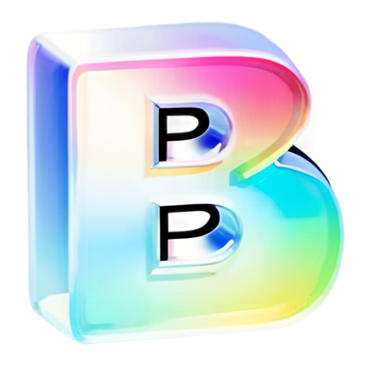 Letter B with word below "Stem" - icon | sticker