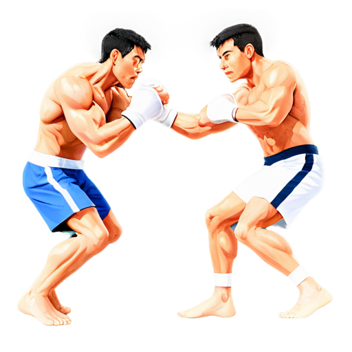 animated double fist defense - icon | sticker