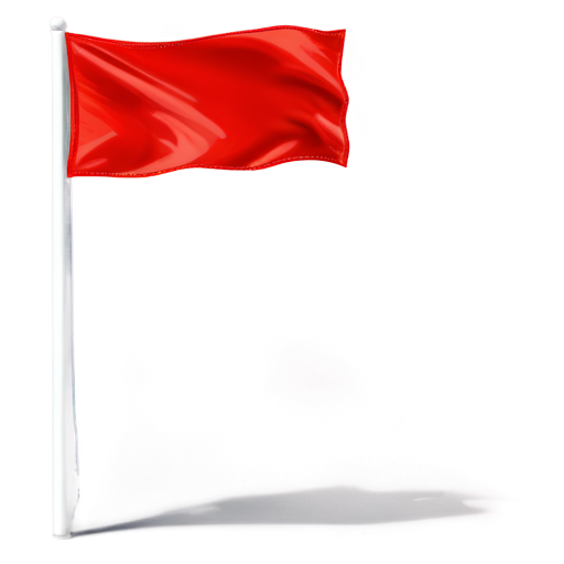 2d red flag sprite - icon | sticker