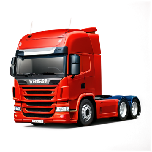 BOHROM, The design should feature a modern, stylized truck inside a semi-circle on the left. The truck should be facing to the right, symbolizing forward motion. - icon | sticker