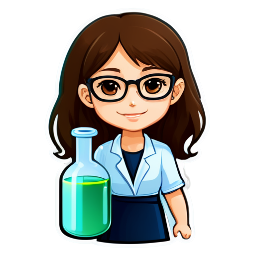 Chemistry, synthesis, synthetic, laboratory - icon | sticker