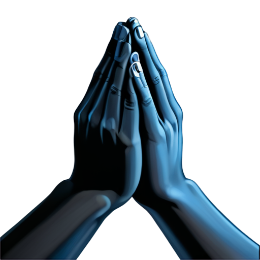 hands praying icon - icon | sticker