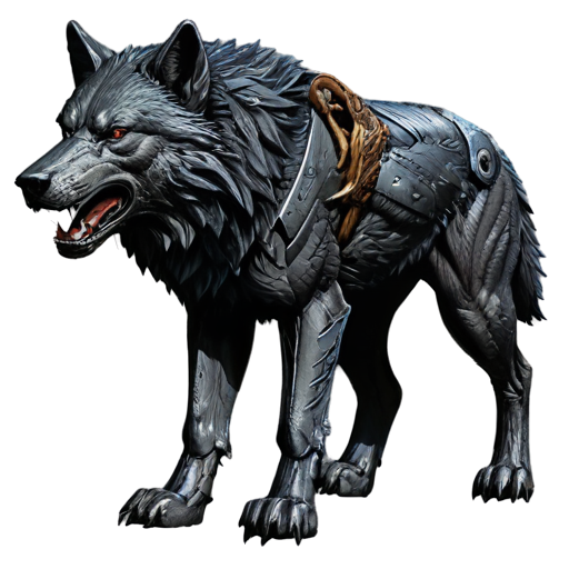 Iron wolf - icon | sticker