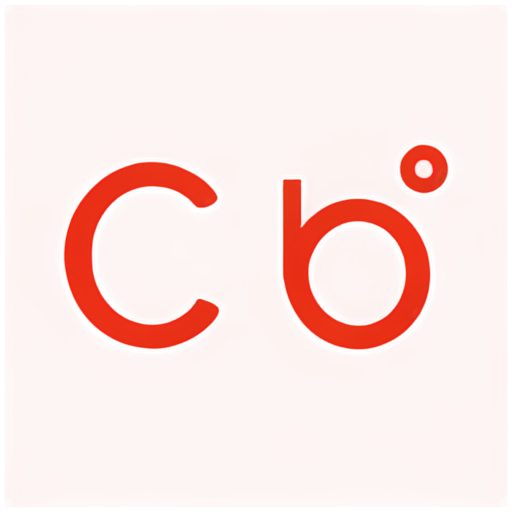 written red CO2 - icon | sticker