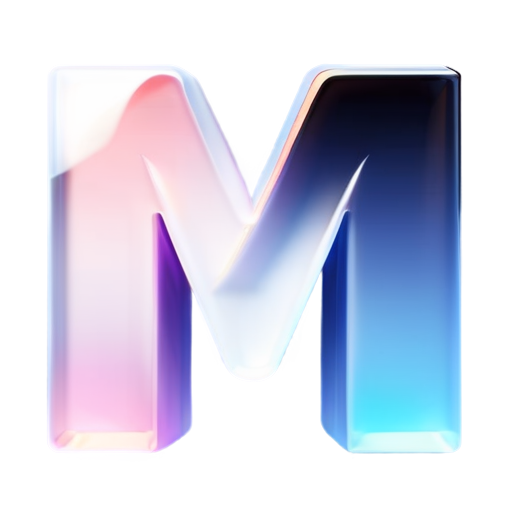 Japanese-style letter m - icon | sticker