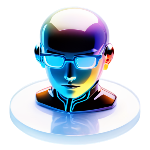 neural network with artificial intelligence - icon | sticker