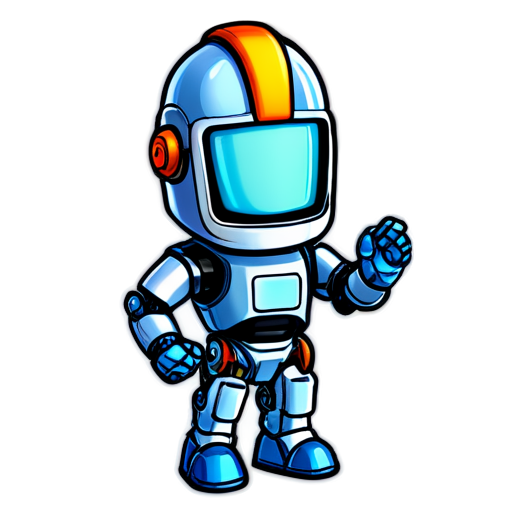 robotic welder - icon | sticker