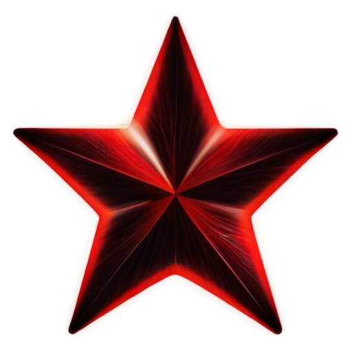 red fire star icon - icon | sticker